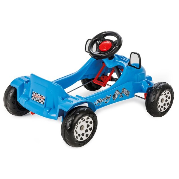 Siva Herby Car Tretfahrzeug blau Tretauto Kinderfahrzeug Kinderauto Auto