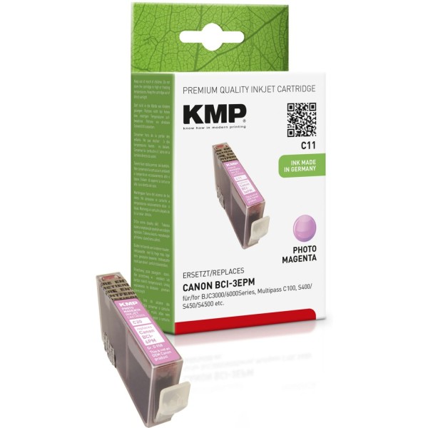 KMP C11 Tintenpatrone photo mag. kompatibel mit Canon BCI-3e PM