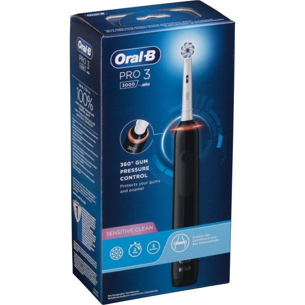 Oral-B PRO 3 3000 Sensitive Clean Black Edition