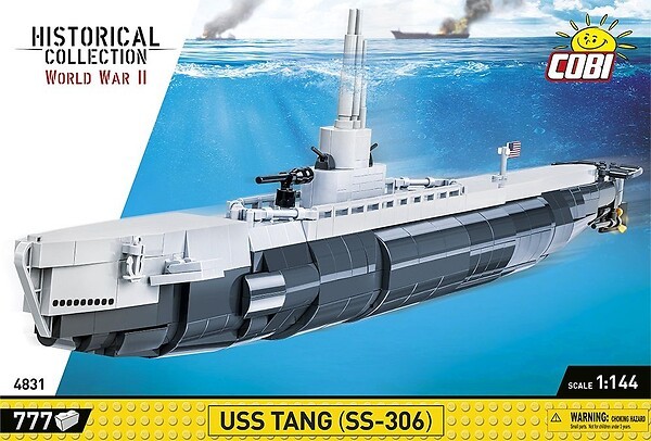 Cobi USS Tang SS-306 Bausatz aus Klemmbausteinen #4831 (777Teile)