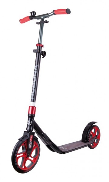 Hudora City Scooter CLVR 10&quot; 250mm schwarz/rot CLVR Faltmechanismus