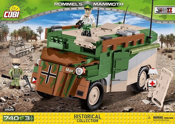 Cobi Rommels Mammoth Bausatz aus Klemmbausteinen #2525