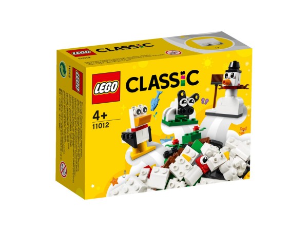 LEGO® Classic Kreativ- Bauset mit weißen Steinen 11012