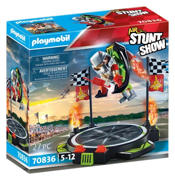 PLAYMOBIL Stunt Show Air Stuntshow Jetpack- Flieger 70836