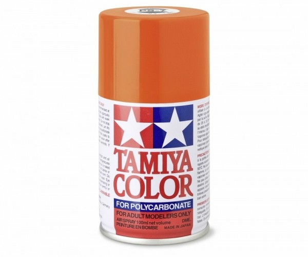 Tamiya Lexan Sprühfarbe PS-7 Orange Polycarbonat 100ml