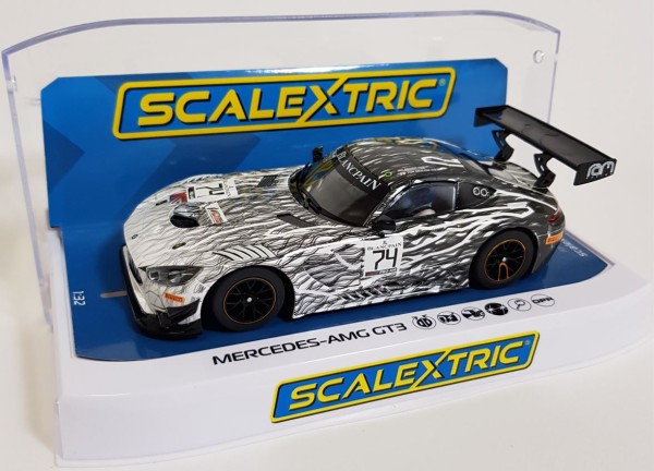 Scalextric 1:32 Mercedes AMG GT3 Monza 2019 RA Slotcar für Rennbahnen