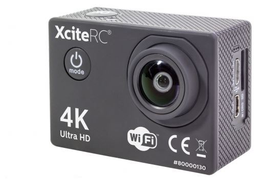 XciteRC WiFi 4K Action-Cam UHD 16MP schwarz