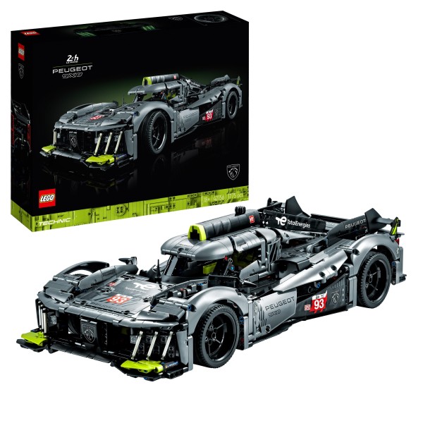 LEGO® Technic Peugot 9x8 24H Le Mans Hybrid Hypercar (42156)