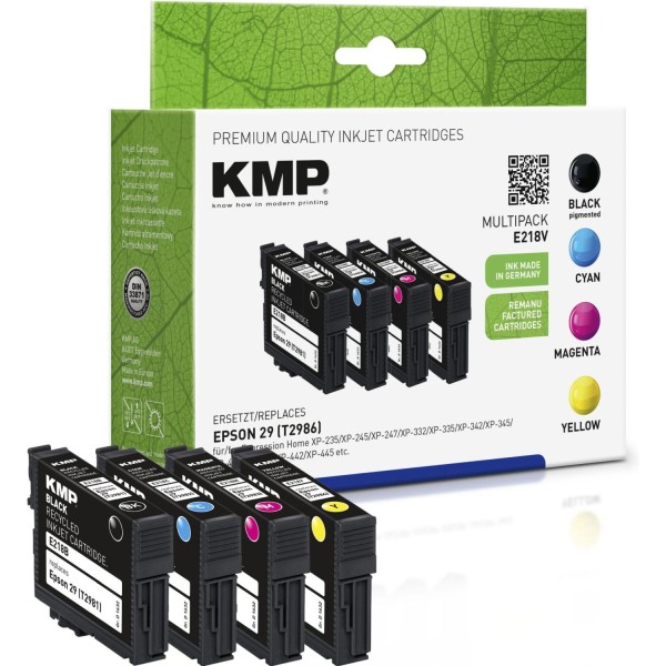 KMP E218V Multipack BK/C/M/Y kompatibel mit Epson T 2986