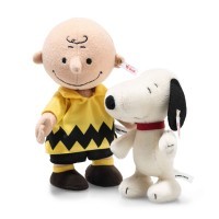 Steiff Charlie Brown mit Snoopy 356070 Sammlerartikel!; Achtung: Kein Spielzeug