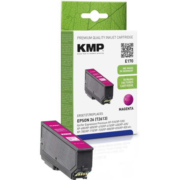 KMP E170 Tintenpatrone magenta kompatibel mit Epson T 2613