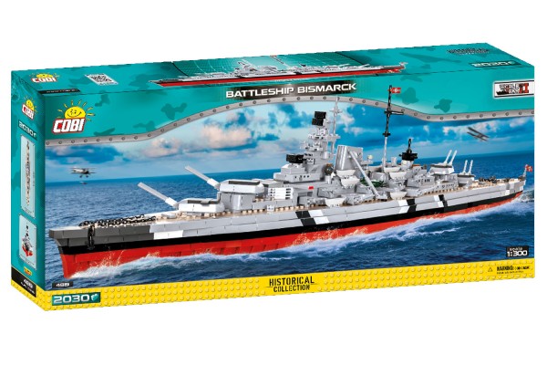 Cobi Schlachtschiff Bismarck Bausatz aus Klemmbausteinen #4819
