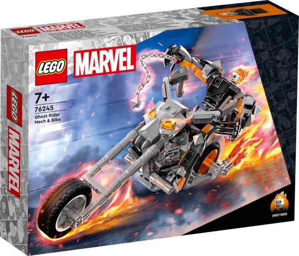LEGO® Marvel Super Heroes™ Ghost Rider mit Mech &amp; Bike (76245)