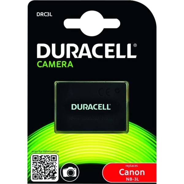 Duracell Li-Ion Akku 820mAh für Canon NB-3L