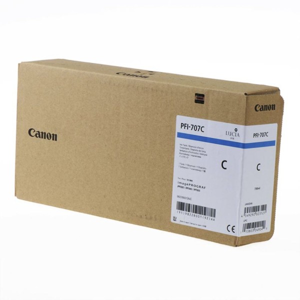 Canon PFI-707 C Tinte cyan