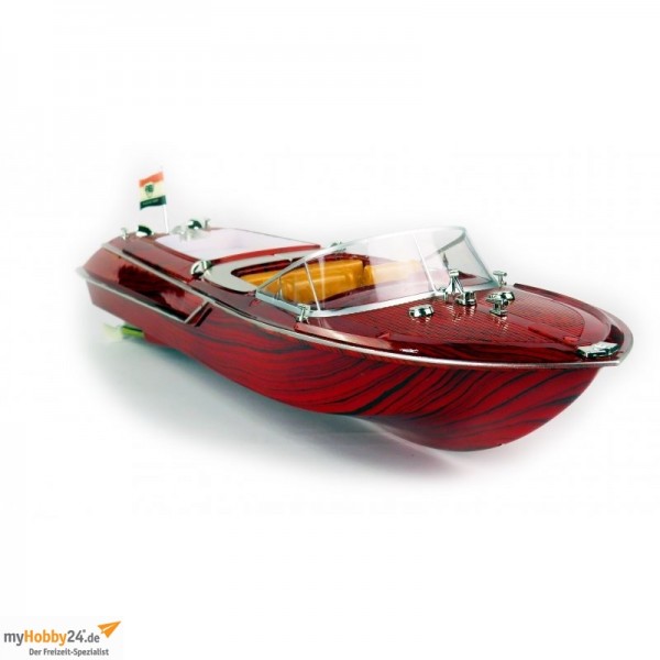 Siva Luxus Speed Boat 2,4 GHz RTR Holzboot Holzyacht Holzoptik