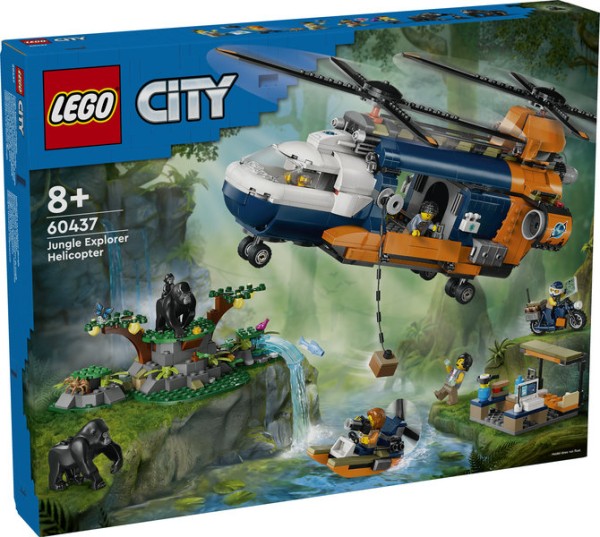 LEGO® City Dschungelforscher- Hubschrauber 60437