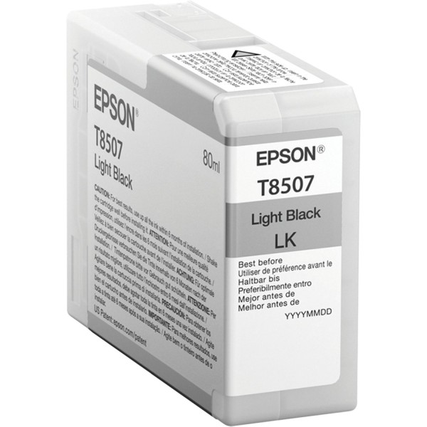 Epson Tintenpatrone light black T 850 80 ml T 8507