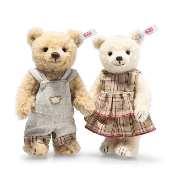Steiff Teddybär Geschwister - Set 007170 Sammlerartikel; Achtung: Kein Spielzeug