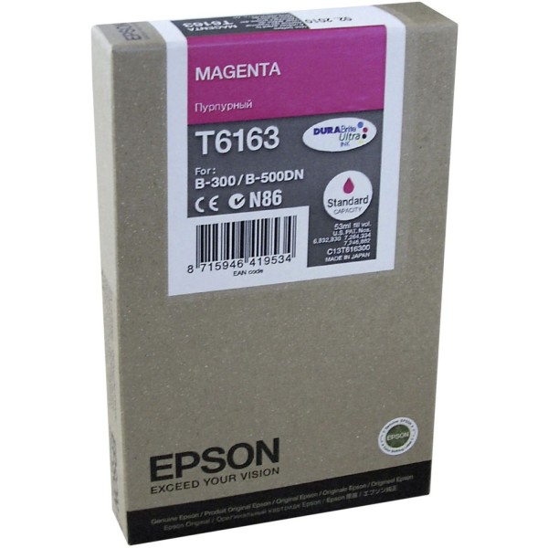 Epson Tintenpatrone magenta T 616 Stand. Cap. 53 ml T 6163