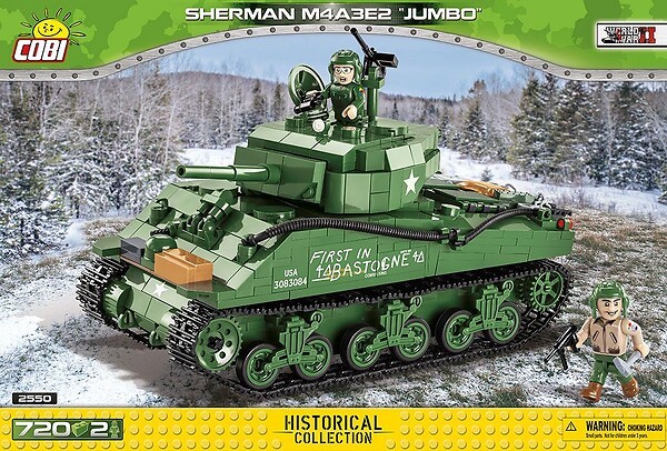 Cobi Sherman M4A3E2 Jumbo Bausatz aus Klemmsteinen #2550