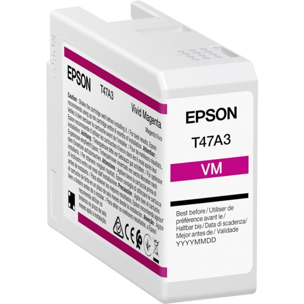 Epson Tintenpatrone viv. magenta T 47A3 50 ml Ultrachrome Pro 10