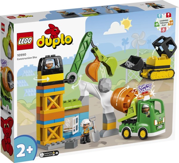 LEGO® DUPLO® Baustelle mit Baufahrzeugen (10990)