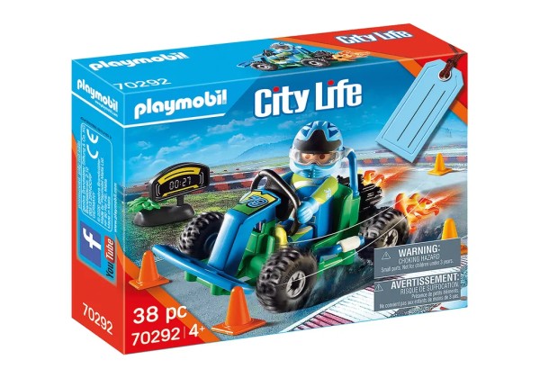 PLAYMOBIL City Life Geschenkset &quot;Go- Kart- Rennen&quot; 70292