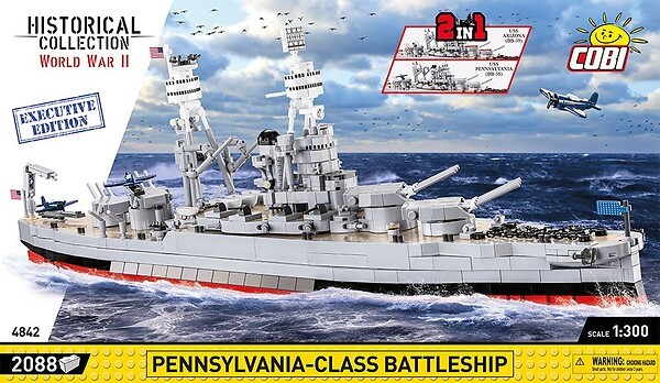 Cobi Pennsylvania - Class Battleship (2in1) - Executive Edition #4842 (2088Teile)