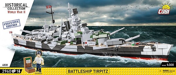 Cobi Battleship Tirpitz - Executive Edition #4838 (2960Teile)