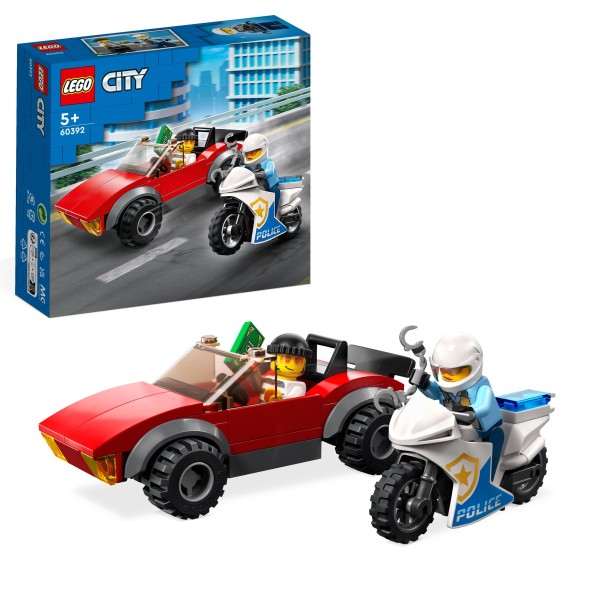 LEGO® City Verfolgungsjagd mit der Polizeimotorrad 60392