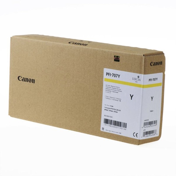 Canon PFI-707 Y Tinte yellow