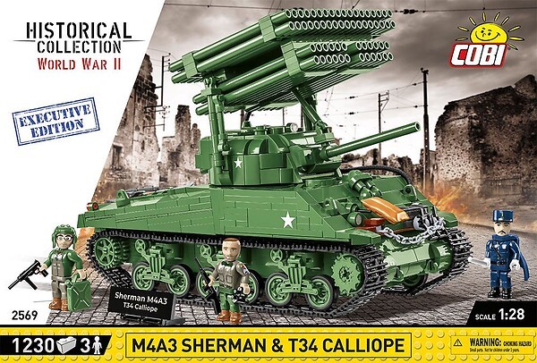 Cobi M4A3 Sherman &amp; T34 Calliope - Executive Editon #2569