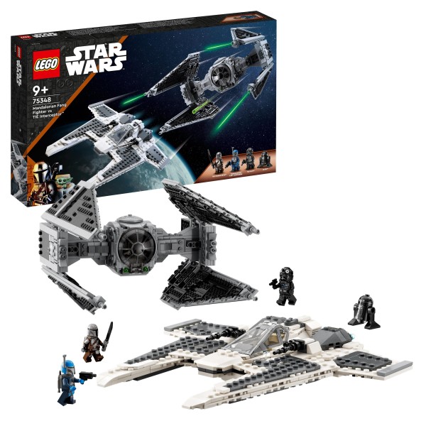 LEGO® Star Wars™ Mandalorian Fang Figther vs. TIE Interceptor (75348)