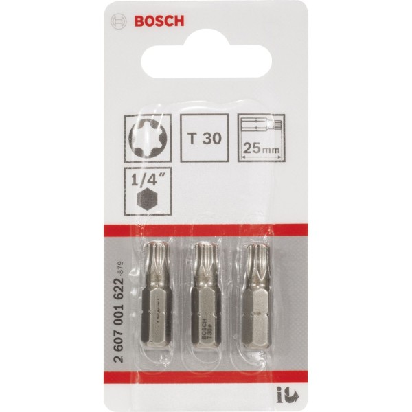 Bosch 3ST Torxschr.Bit T30 XH 25mm