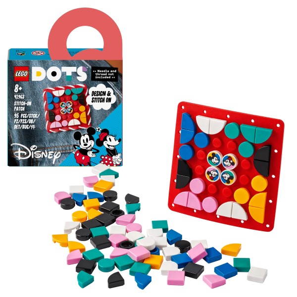 LEGO® DOTS Disney Micky und Minnie Kreativ- Aufnäher 41963