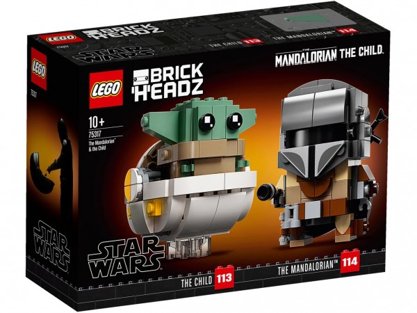 LEGO® BrickHeadz Star Wars™ 75317 Der Mandalorianer und das Kind