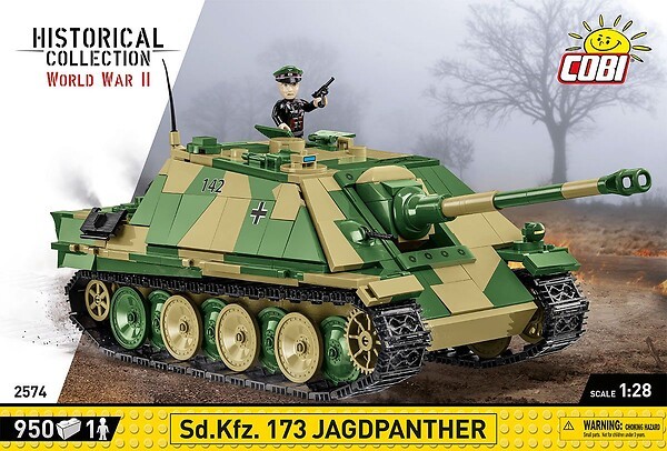 Cobi Panzer Jagdpanther SD.KFZ.173 #2574 (970 Teile)