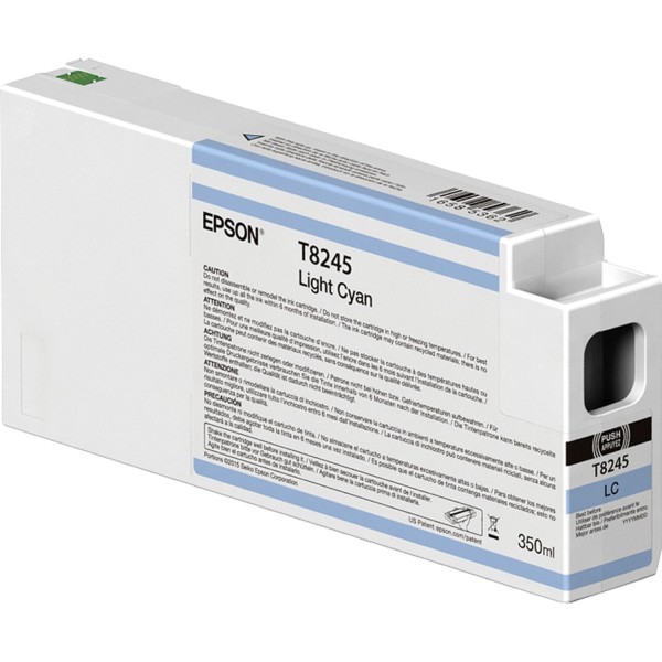 Epson Tintenpatrone UltraChrome HDX/HD light cyan 350 ml T 8245