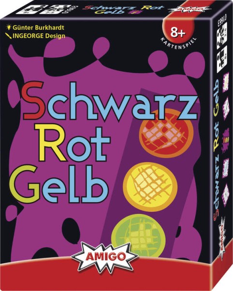 Amigo Schwarz Rot Gelb Kartenspiel 01663
