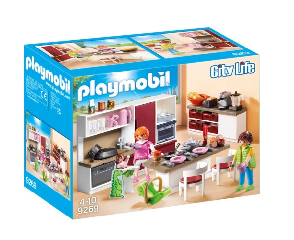 PLAYMOBIL Dollhouse Große Familienküche 9269