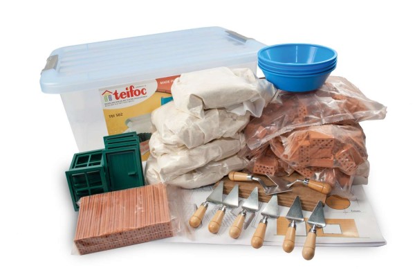 Teifoc Steinbaukästen - TEI 502 - Schul - Gruppenpackung für bis zu 8 Kinder