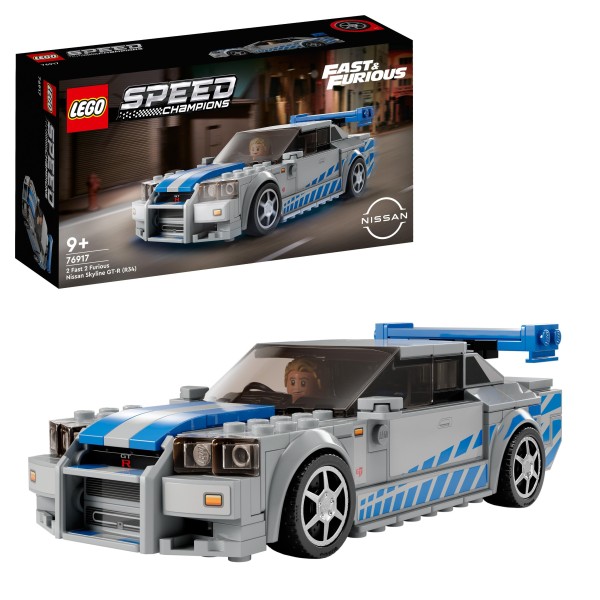 LEGO® Speed Champions 2 Fast 2 Furious – Nissan Skyline GT-R (R34) (76917)