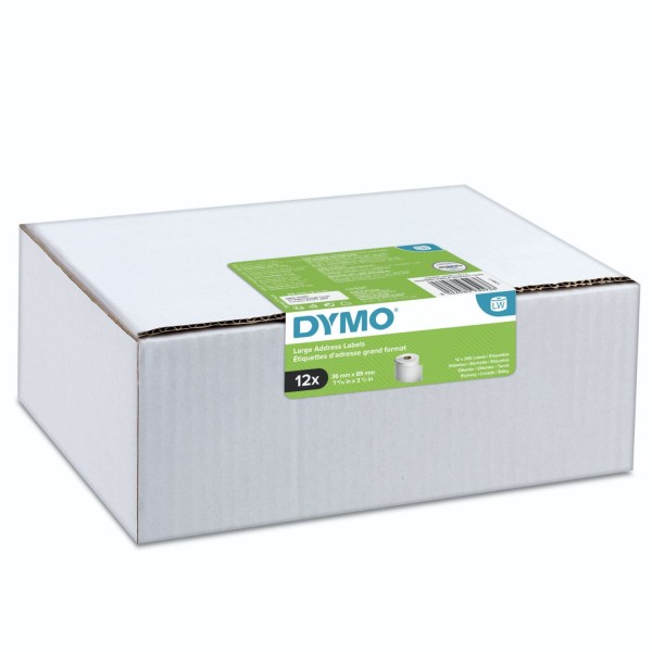 Dymo Adress-Etiketten groß 36 x 89 mm weiß 12x 260 St.