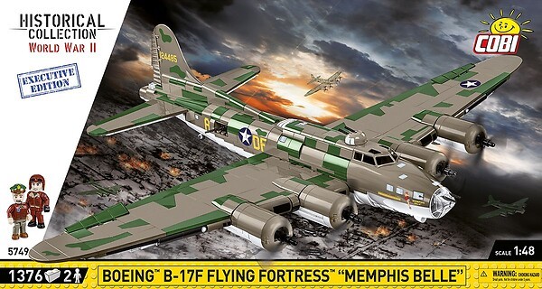 Cobi Boeing B-17F Flying Fortess &quot;Memphis Belle&quot;- Executive Edition #5749 (1376 Teile)