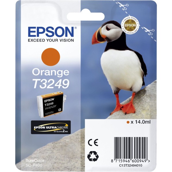 Epson Tintenpatrone orange T 324 T 3249