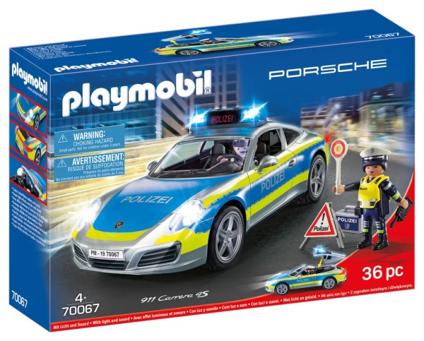 PLAYMOBIL Porsche 911 Carrera 4S Polizei 70067