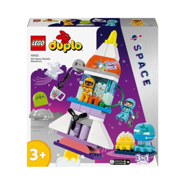 Lego Duplo 3-in-1-Spaceshuttle für viele Aben 10422