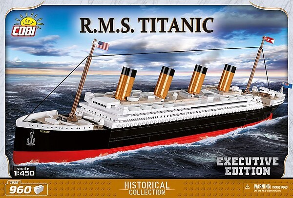 Cobi RMS Titanic 1:450 - Executive Edition Bausatz aus Klemmsteinen #1928