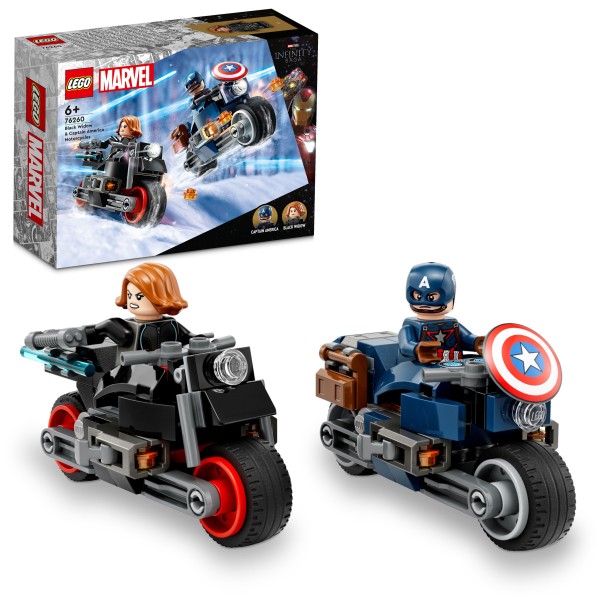 LEGO® Marvel Black Widows &amp; Captain Americas Motorräder 76260